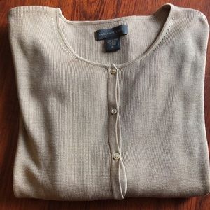 Banana Republic beige/taupe Cardigan. Sz XL